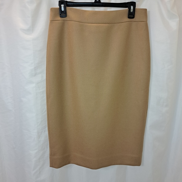J. Crew Dresses & Skirts - NWT Sz 10 Tall Ladies J. Crew Classic Tan No. 2 Pencil Skirt Lined 100% Wool